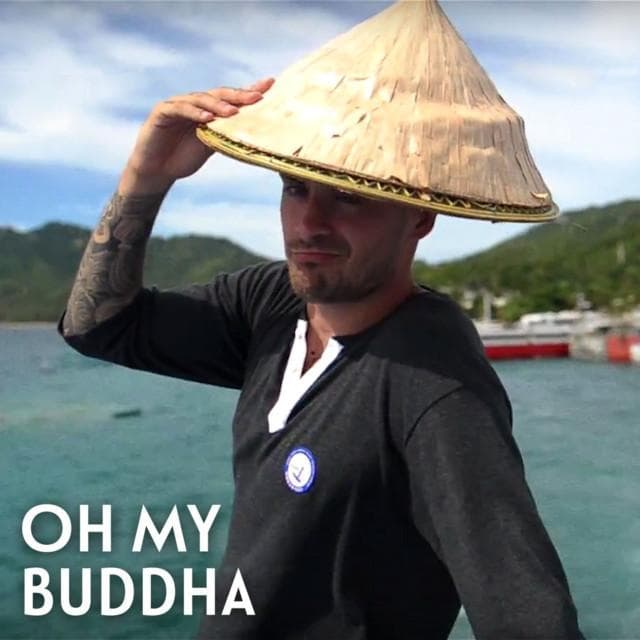 Album cover art for "Oh My Buddha" by Quebonafide & DJ Flip