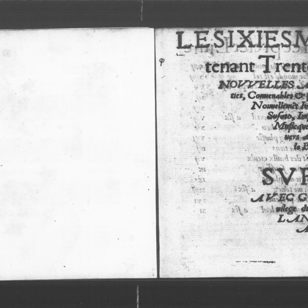 Sixiesme livre contenant trente
