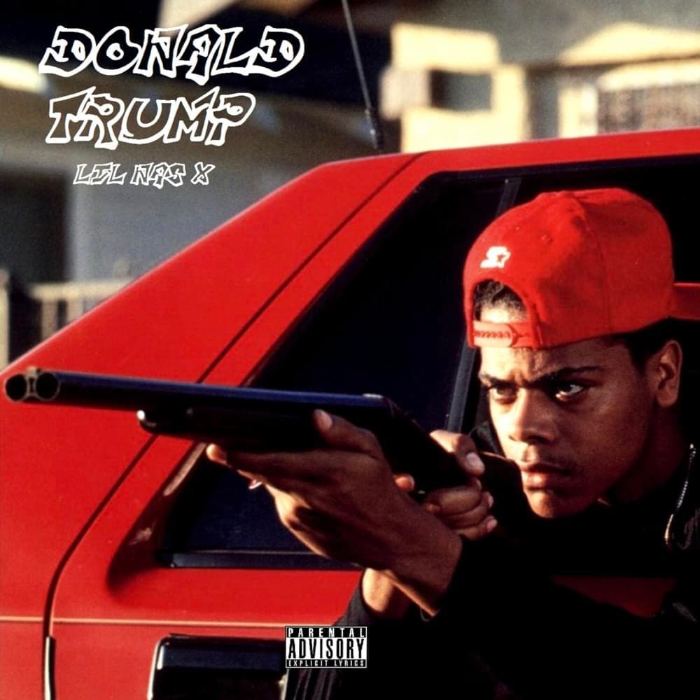 Album cover art for "Donald Trump" by Lil Nas X