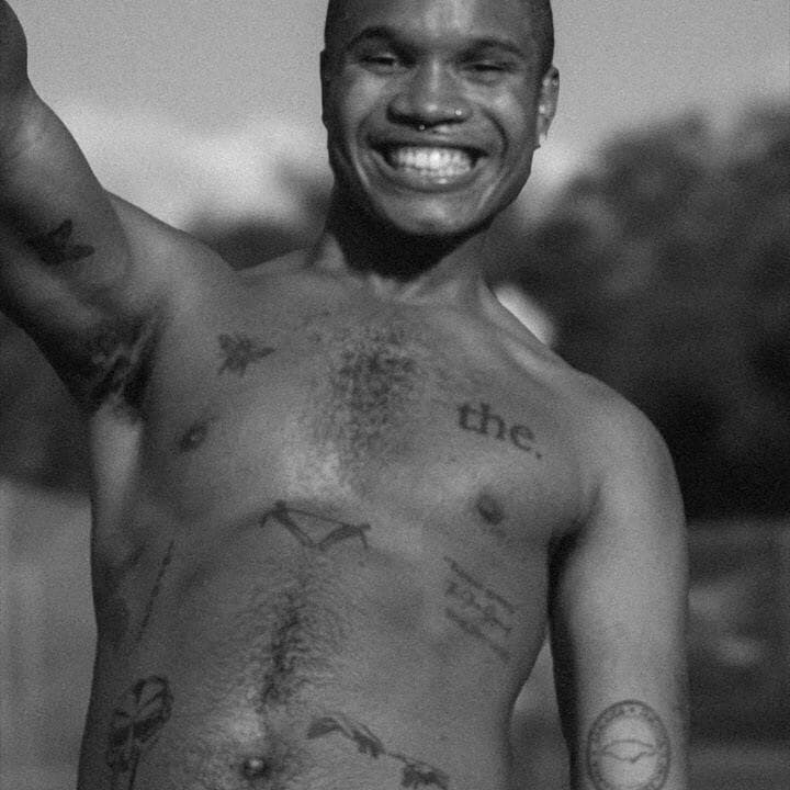 Album cover art for "bad man" by Q