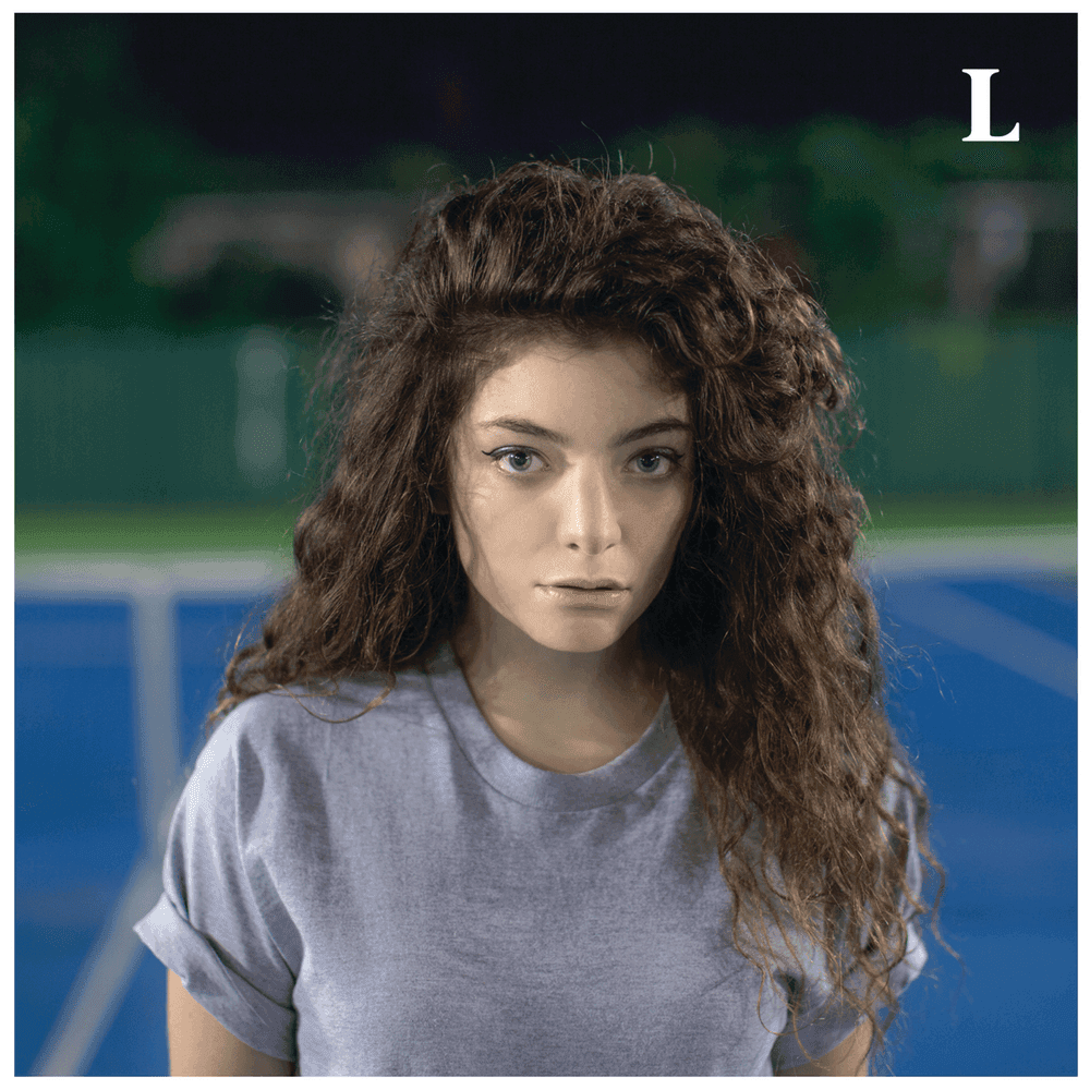 Album cover art for "Tennis Court" by Lorde