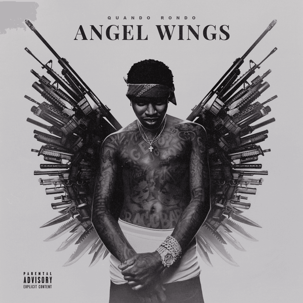 Album cover art for "Angel Wings" by Quando Rondo