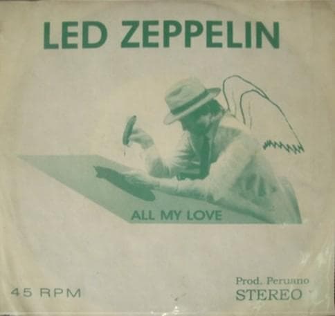 Album cover art for "All My Love" by Led Zeppelin