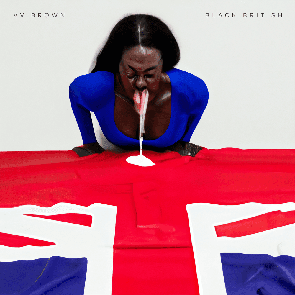 Album cover art for "Black British" by V V Brown