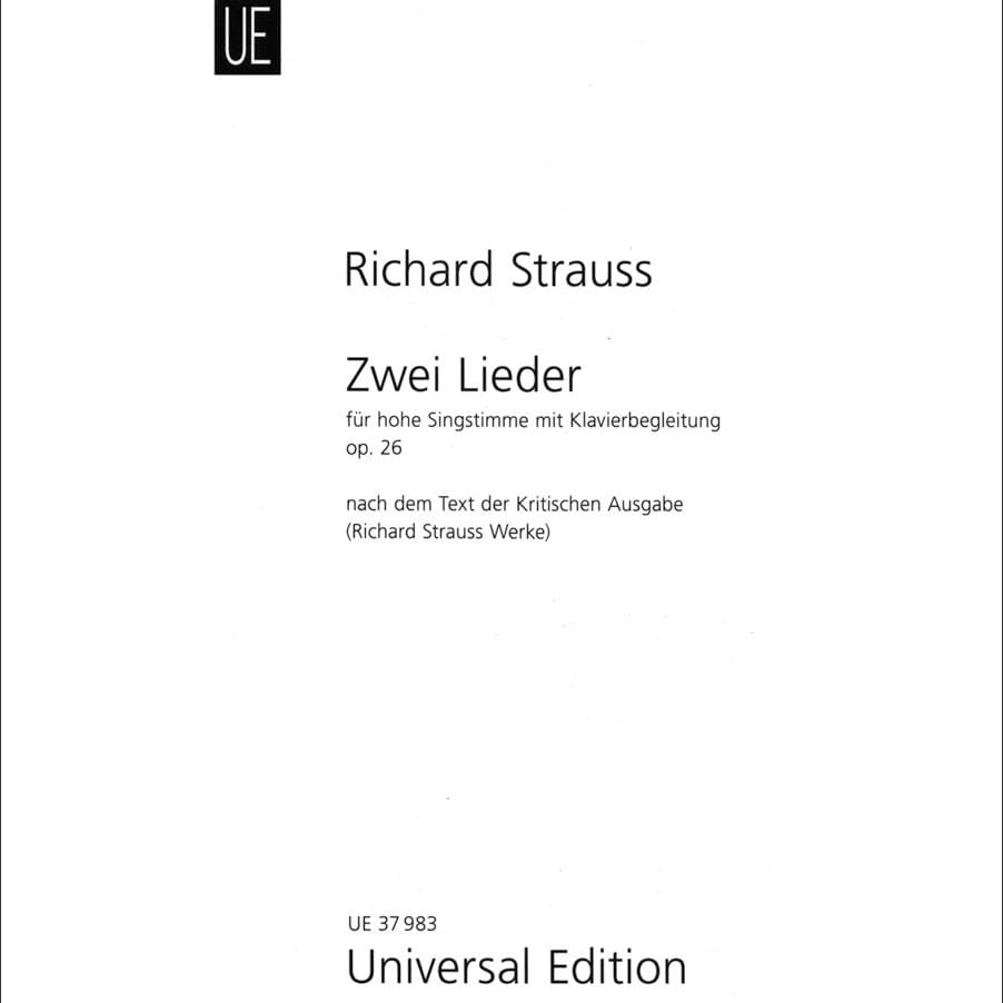 Zwei Lieder, Op. 26