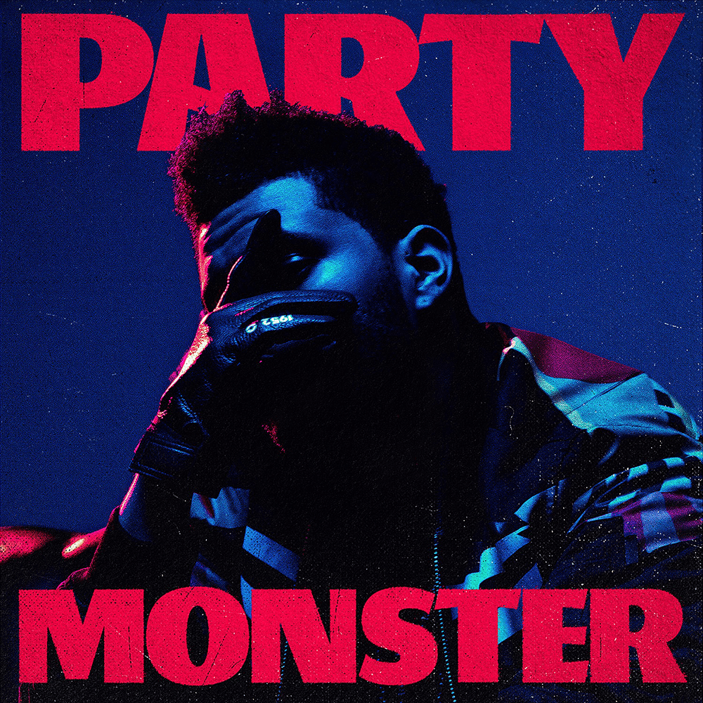 Album cover art for "Party Monster" by The Weeknd