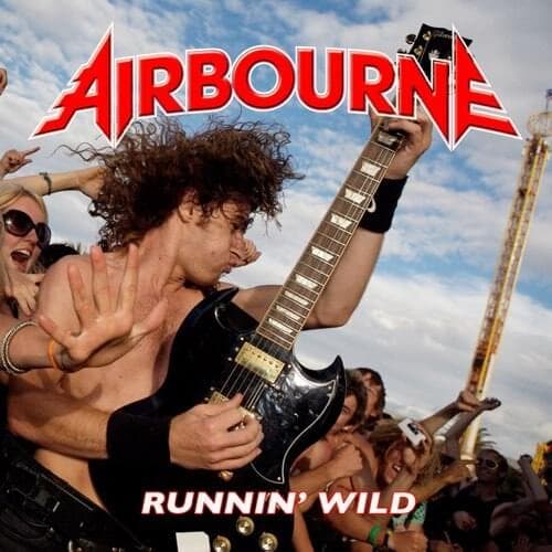 Album cover art for "Runnin' Wild" by Airbourne