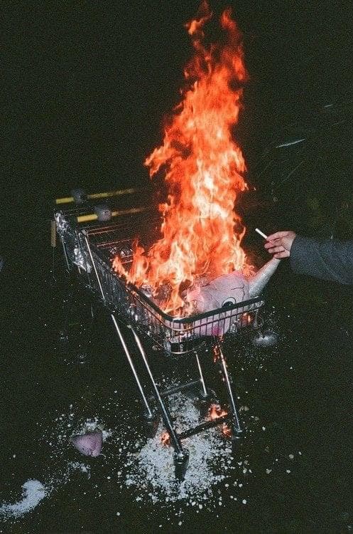 Album cover art for "Shopping cart" by U-SIF