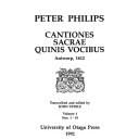 Cantiones sacrae quinis vocibus