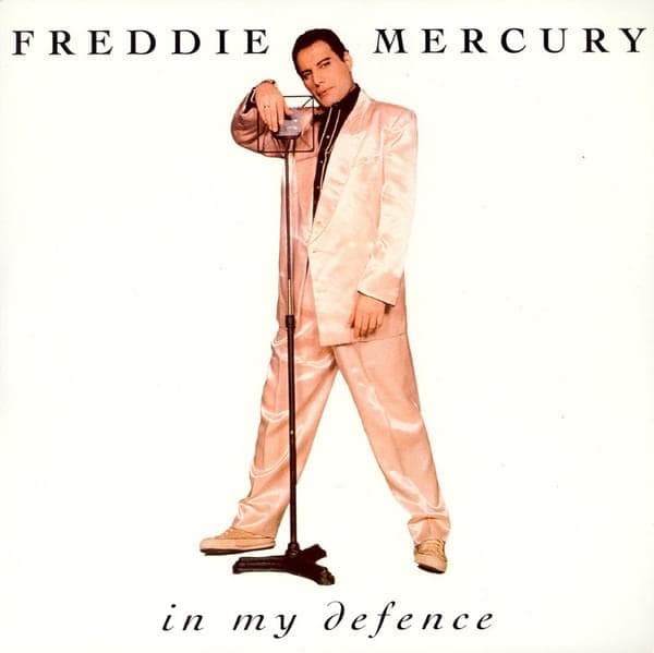 Album cover art for "In My Defence" by Freddie Mercury