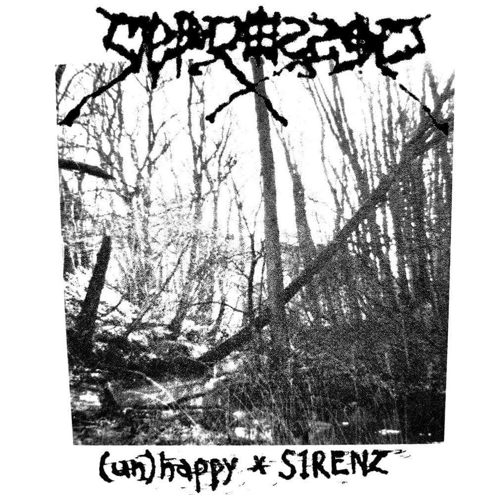 Album cover art for "​(un)happy" by D E P R E S S E D 0 4 0 & ​​s1renz