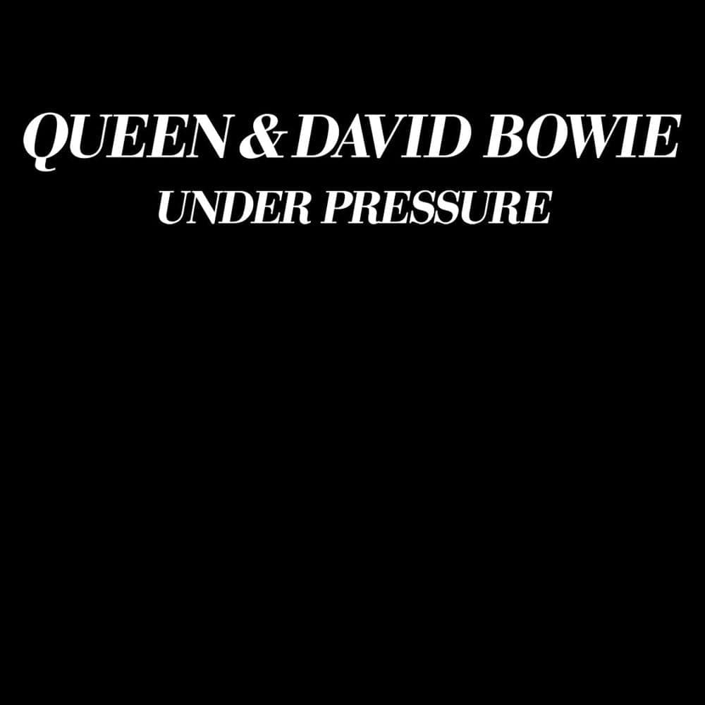 Album cover art for "Under Pressure" by Queen