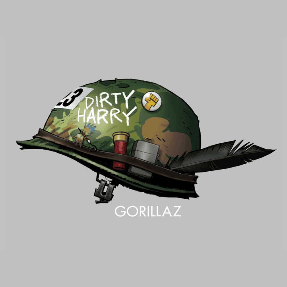 Album cover art for "Dirty Harry" by Gorillaz & Bootie Brown
