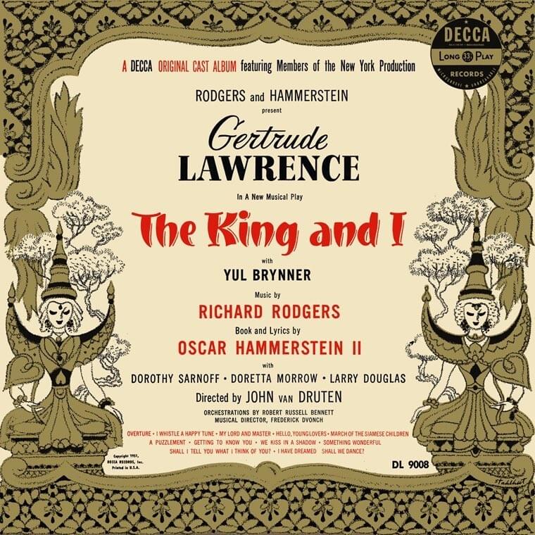 The King and I (Original Broadway Cast)