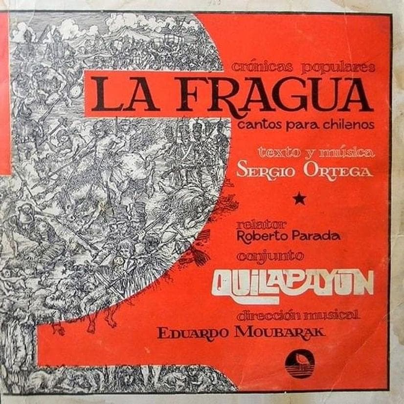Album cover art for "La Represión [Las Luchas: Canción 5]" by Quilapayún