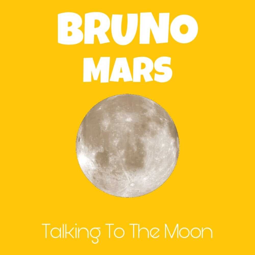 Album cover art for "Talking to the Moon" by Bruno Mars