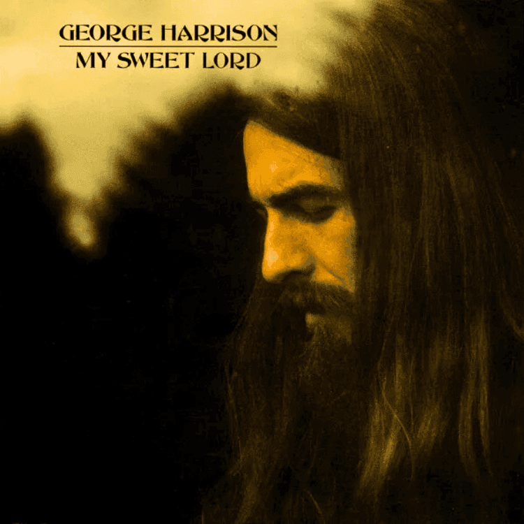 Album cover art for "My Sweet Lord" by George Harrison