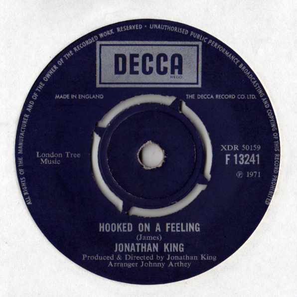 Hooked on a Feeling - Single