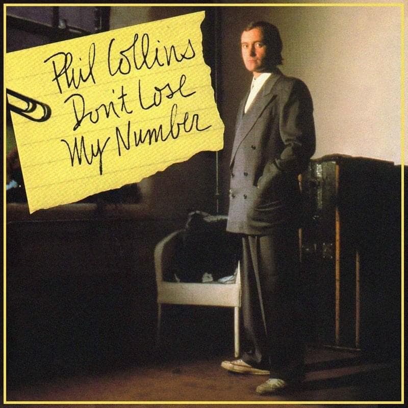 Album cover art for "Don’t Lose My Number" by Phil Collins