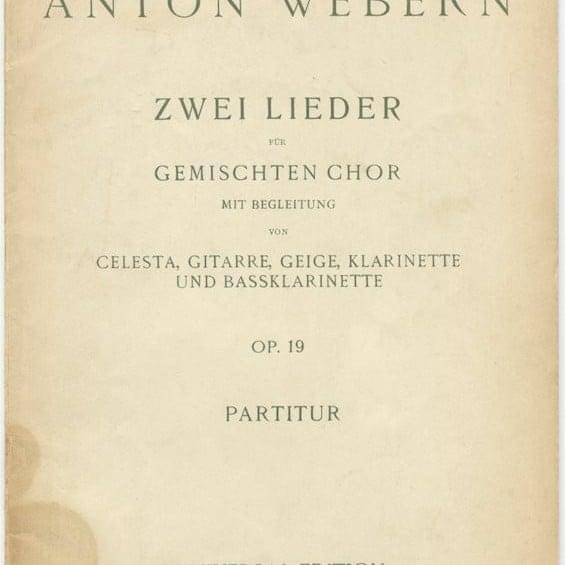 2 Lieder, Op. 19