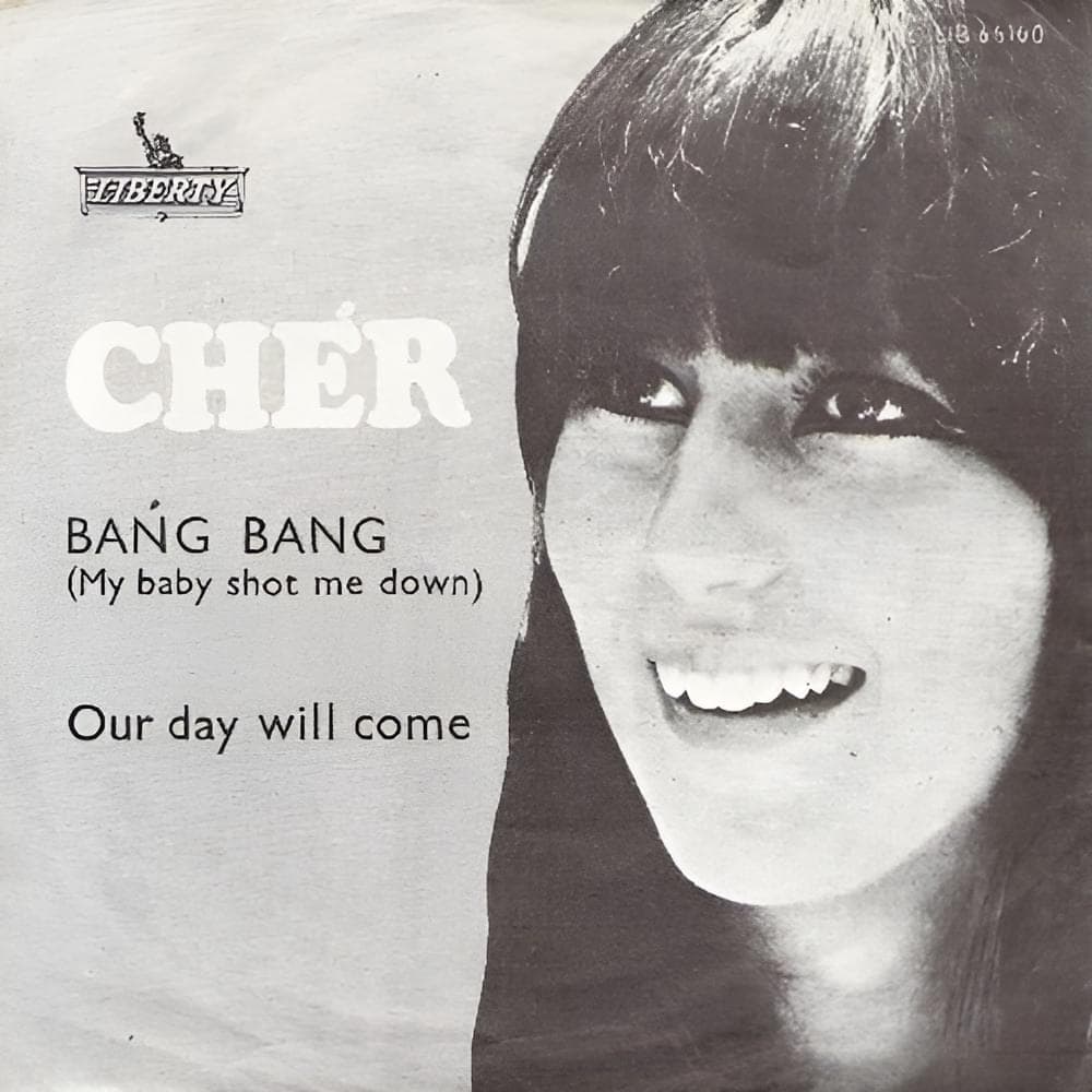 Album cover art for "Bang Bang (My Baby Shot Me Down)" by Cher