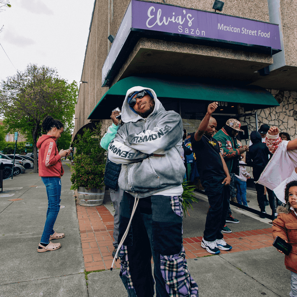 Album cover art for "Yankin!" by P-LO & MALACHI (CA) & Raymon Marco