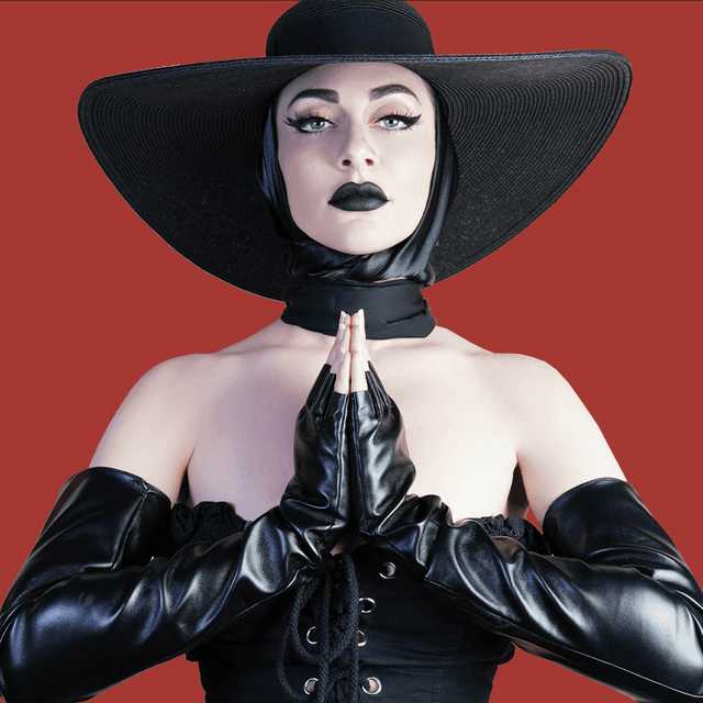 Album cover art for "NAUGHTY GIRL" by Qveen Herby