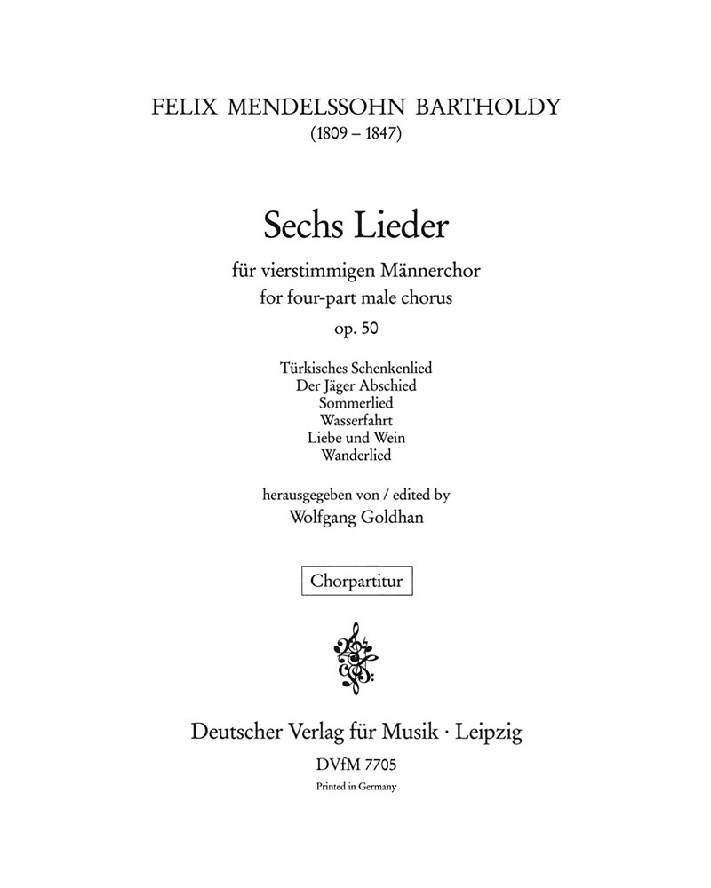 Sechs Lieder, Op. 50