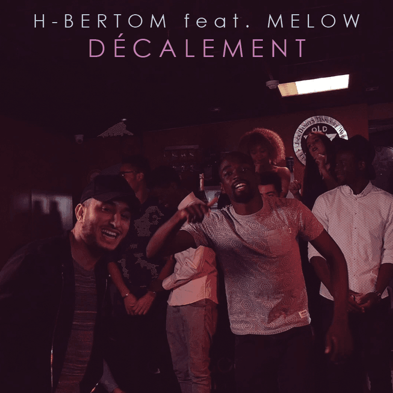 Album cover art for "Décalement" by H-Bertom & Melow (FRA)