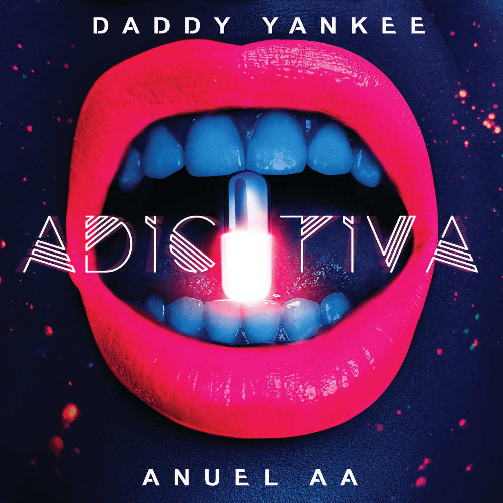Album cover art for "Adictiva" by Daddy Yankee