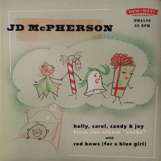 Holly, Carol, Candy & Joy / Red Bows (For a Blue Girl)