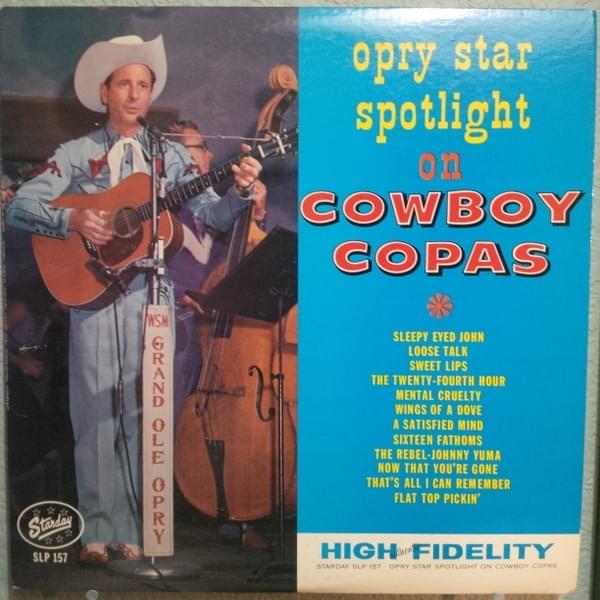 Opry Star Spotlight On Cowboy Copas