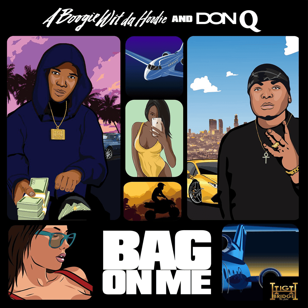 Album cover art for "Bag on Me" by A Boogie wit da Hoodie