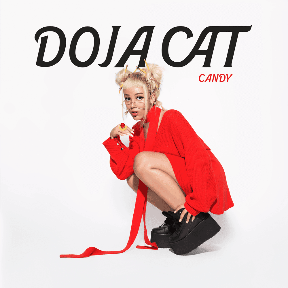 Album cover art for "Candy" by Doja Cat