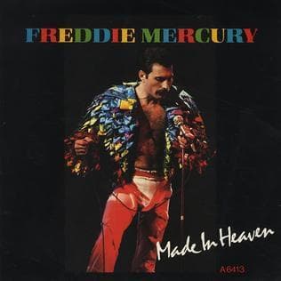 Album cover art for "Made In Heaven" by Freddie Mercury