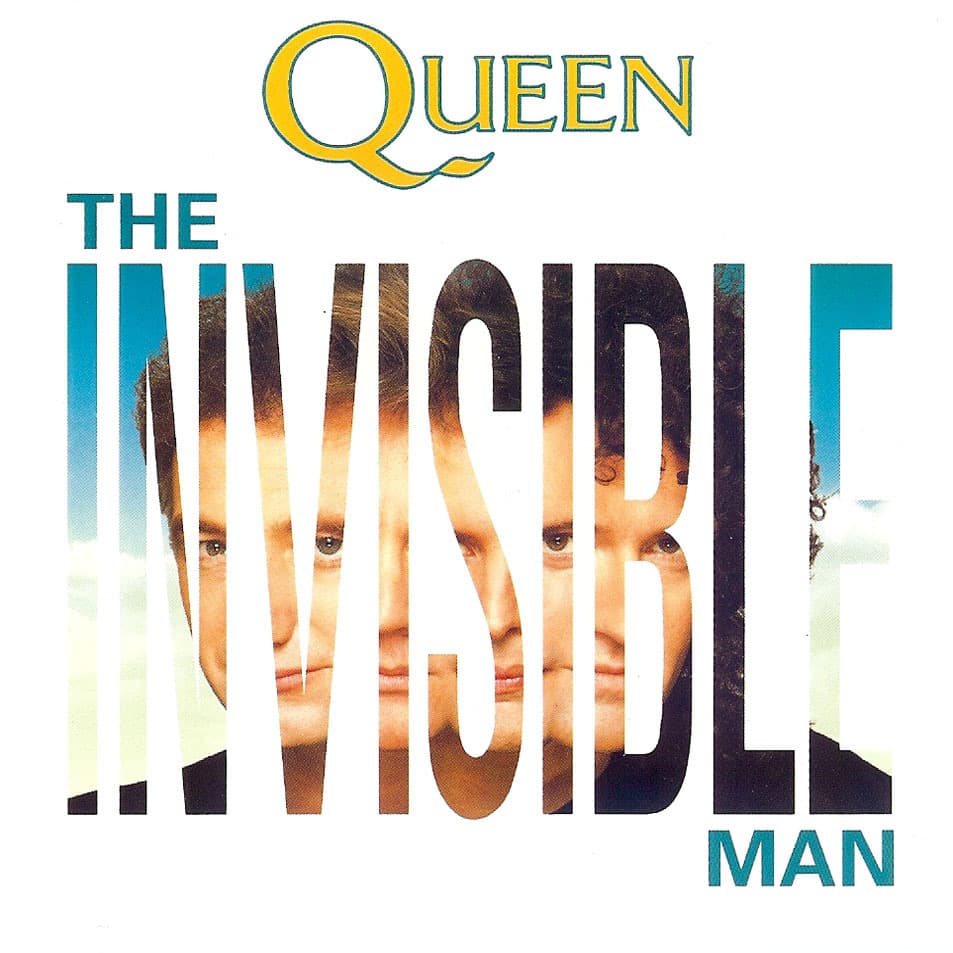 Album cover art for "The Invisible Man" by Queen