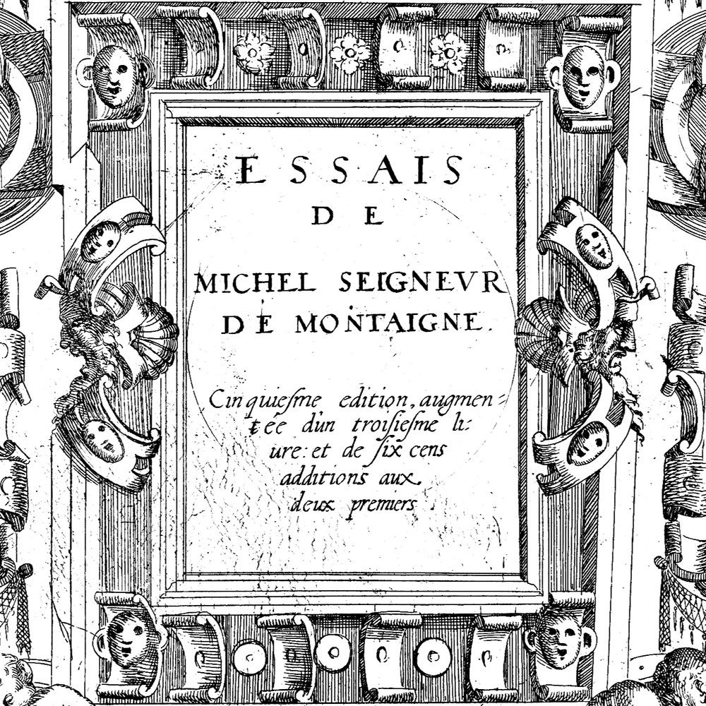 Essais, Livre I