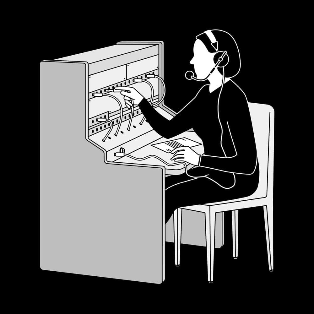 Album cover art for "Operator" by G Jones