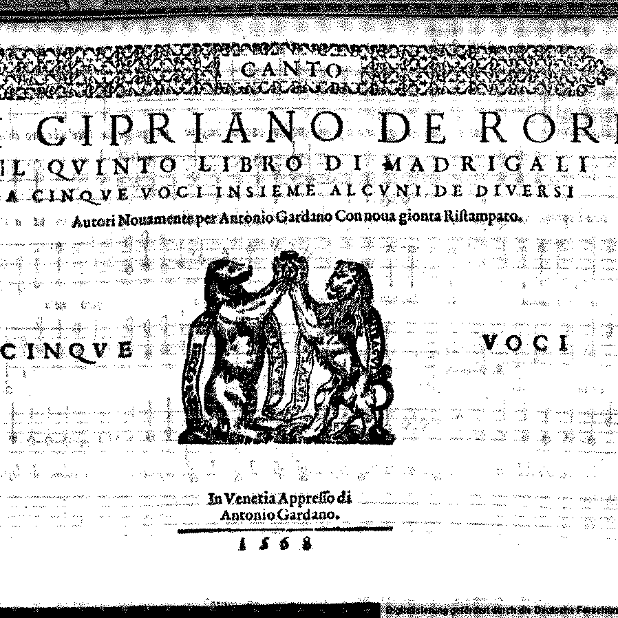 Il quinto libro de madrigali a cinque voci