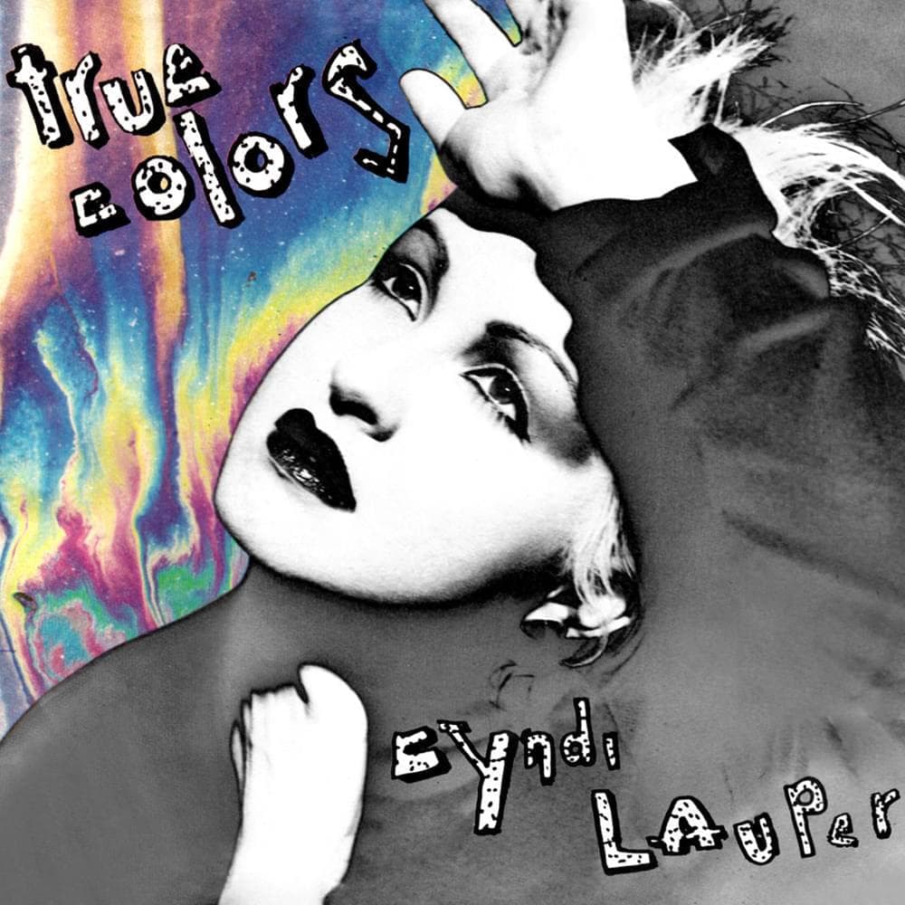 Album cover art for "True Colors" by Cyndi Lauper