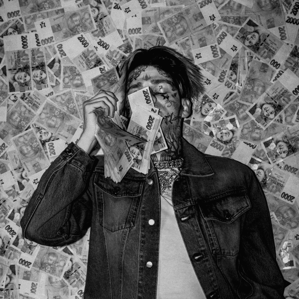 Album cover art for "BIG STEPPER" by P T K