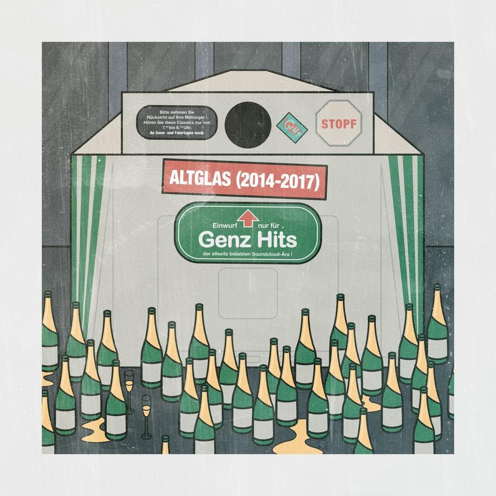 Album cover art for "Maggas" by Genz & Millone & Ichbinart