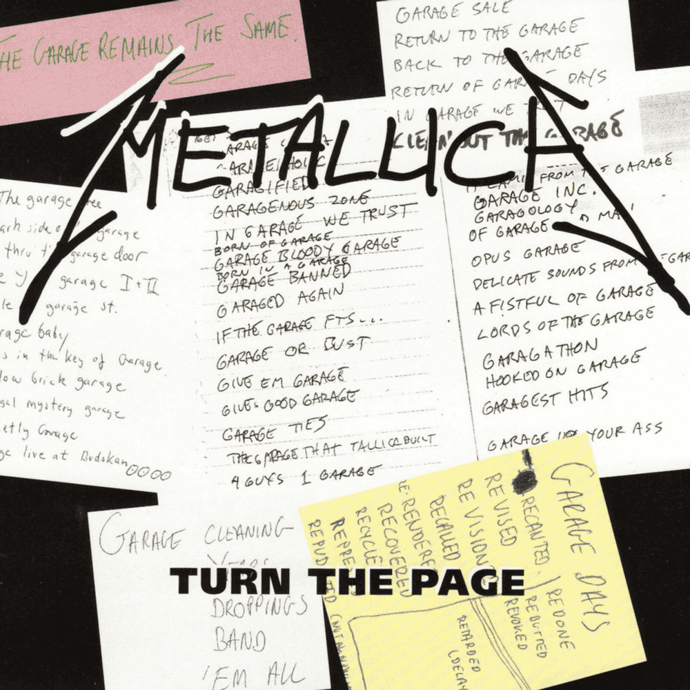 Album cover art for "Turn the Page" by Metallica