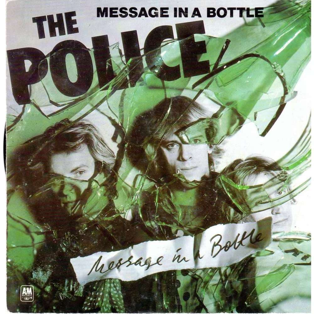 Album cover art for "Message in a Bottle" by The Police