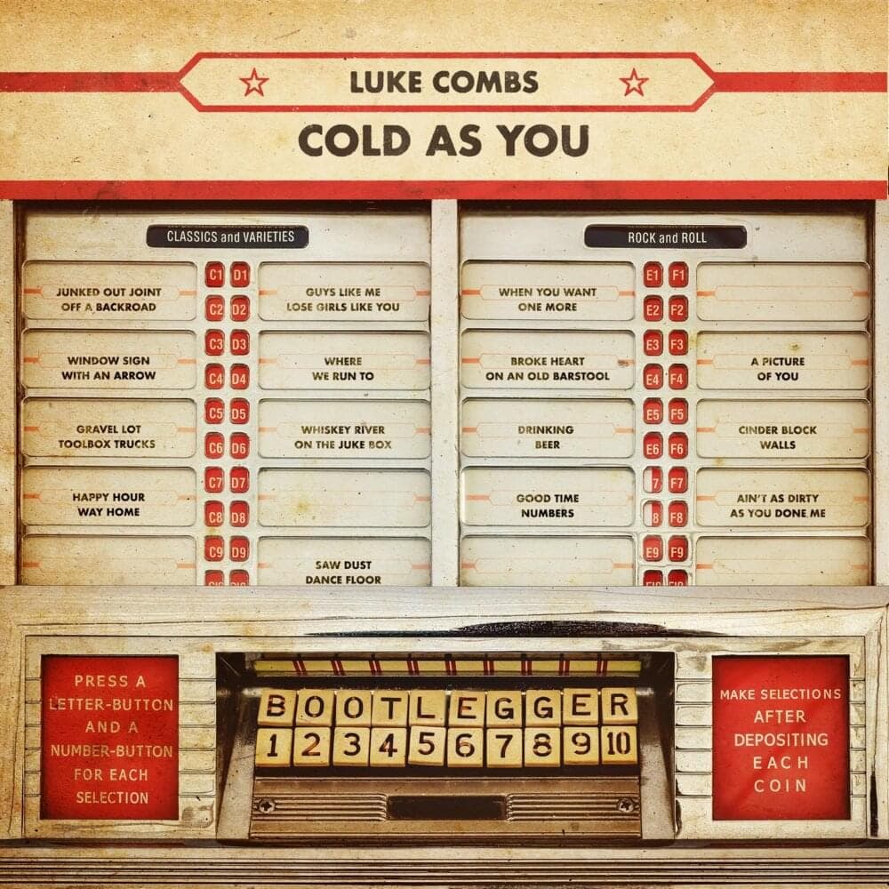 Album cover art for "Cold As You" by Luke Combs