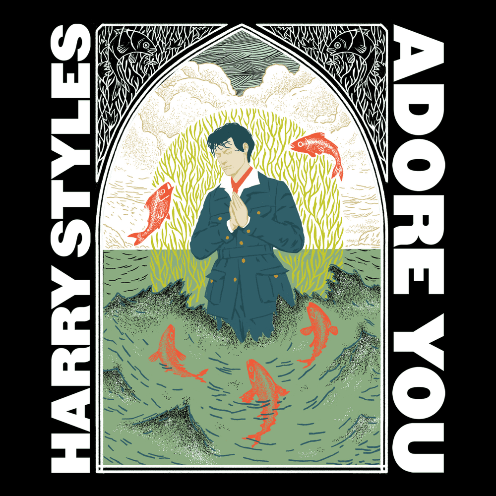 Album cover art for "Adore You" by Harry Styles