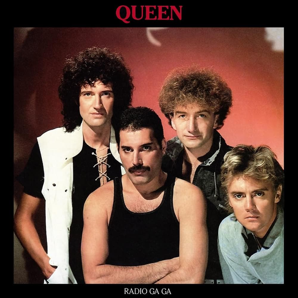 Album cover art for "Radio Ga Ga" by Queen