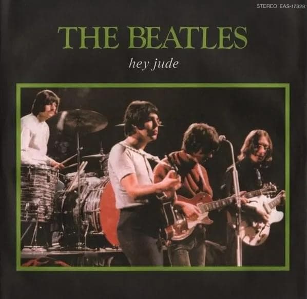 Album cover art for "Hey Jude" by The Beatles