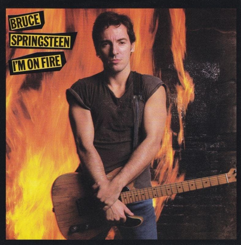 Album cover art for "I’m on Fire" by Bruce Springsteen