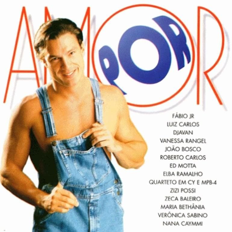 Album cover art for "Falando de Amor" by Quarteto em Cy